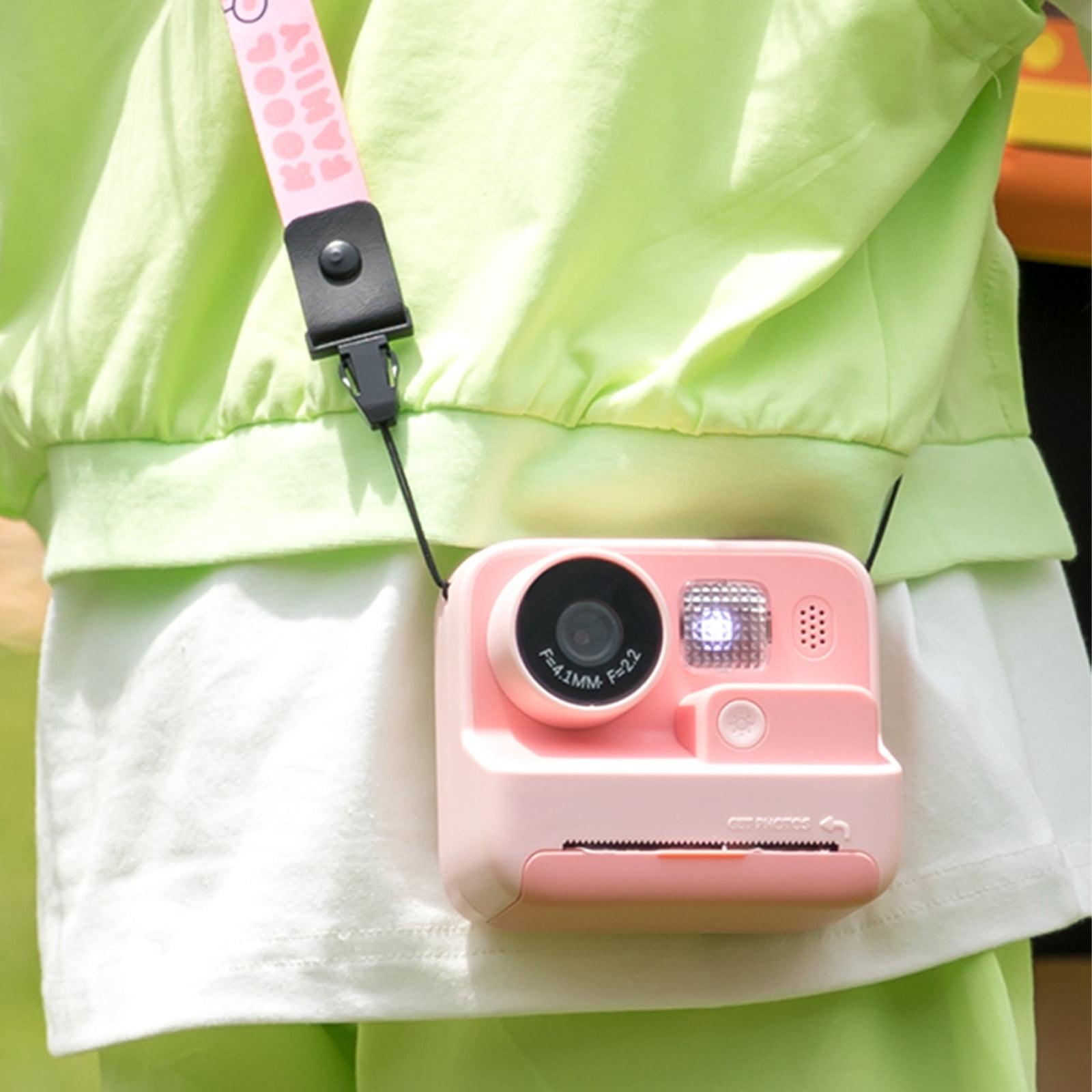 2-inch Dual Lens Instant Print Camera for Children - 4800w Pixel - Without Memory Card Pink 10