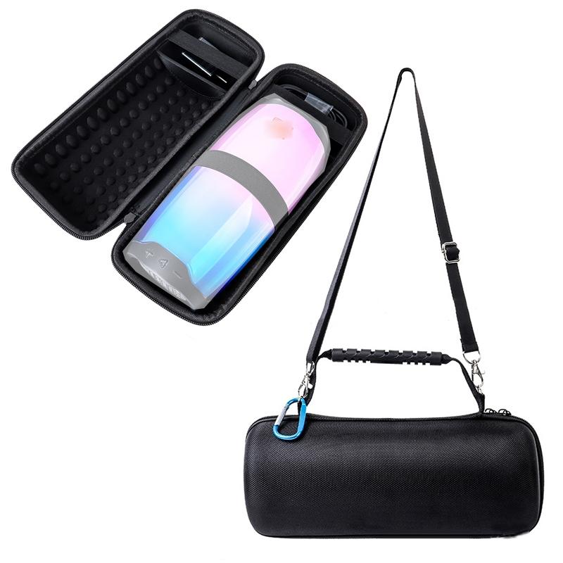 Jbl Pulse 4 Speaker Cover with Strap & Carabiner - Portable & Protective - Black