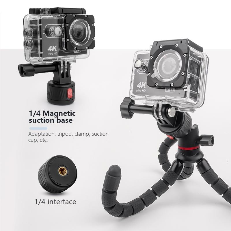 3-piece Magnetic Gimbal Base Adapter for Gopro / Insta360 Go 3 Action Camera 5