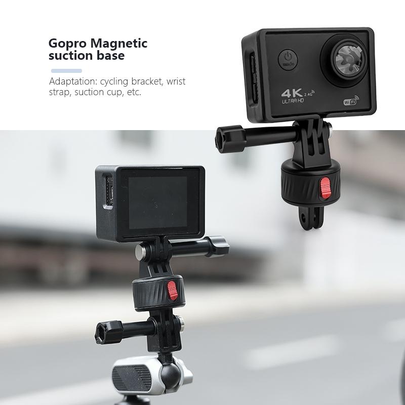 3-piece Magnetic Gimbal Base Adapter for Gopro / Insta360 Go 3 Action Camera 6