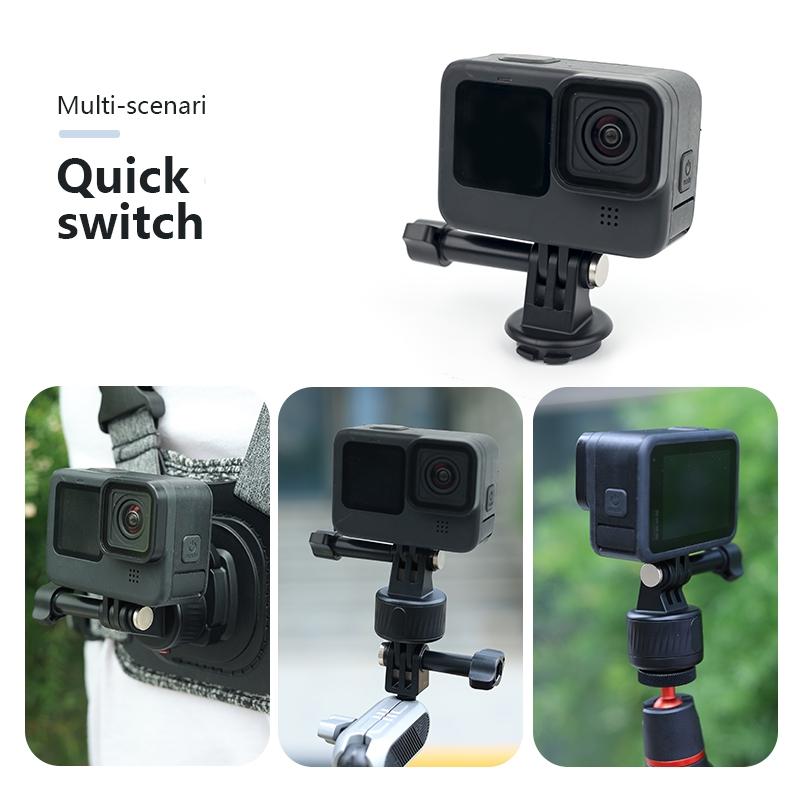 3-piece Magnetic Gimbal Base Adapter for Gopro / Insta360 Go 3 Action Camera 8