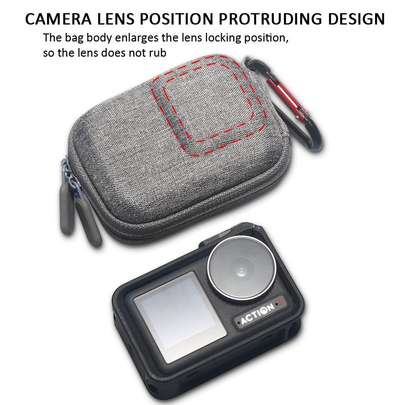 Insta360 Ace Pro Action 4 / 3 Protective Storage Bag - Gray 4