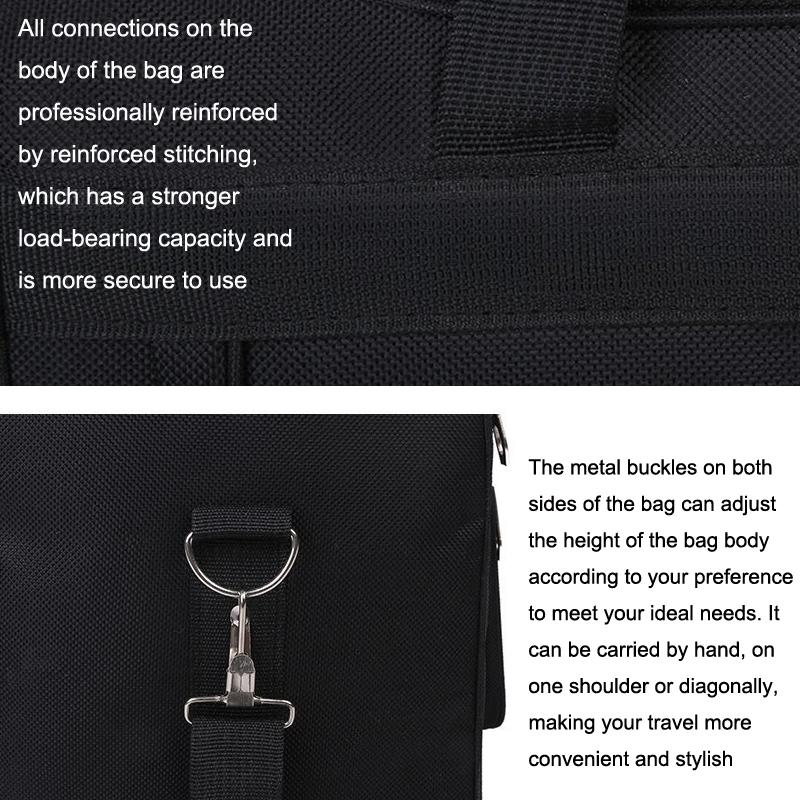 Large Capacity Shoulder Travel Bag - Green 6