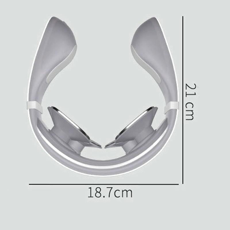 Hot Compress Shoulder & Neck Massager 2 Ends White 4