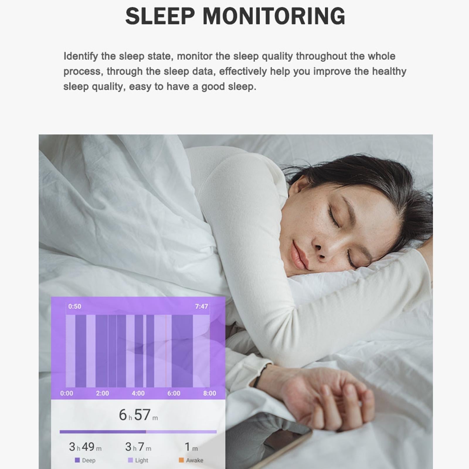 1.3 Inch Tft Screen Smart Watch Support Blood Pressure Monitoring / Sleep Monitoring - Green 6