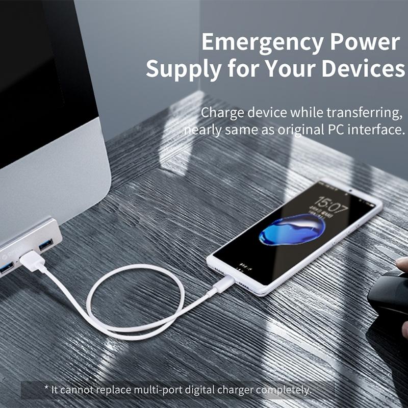 Aluminum 4-Port Usb3.0 Clip Hub Black - Sya00669801A 8