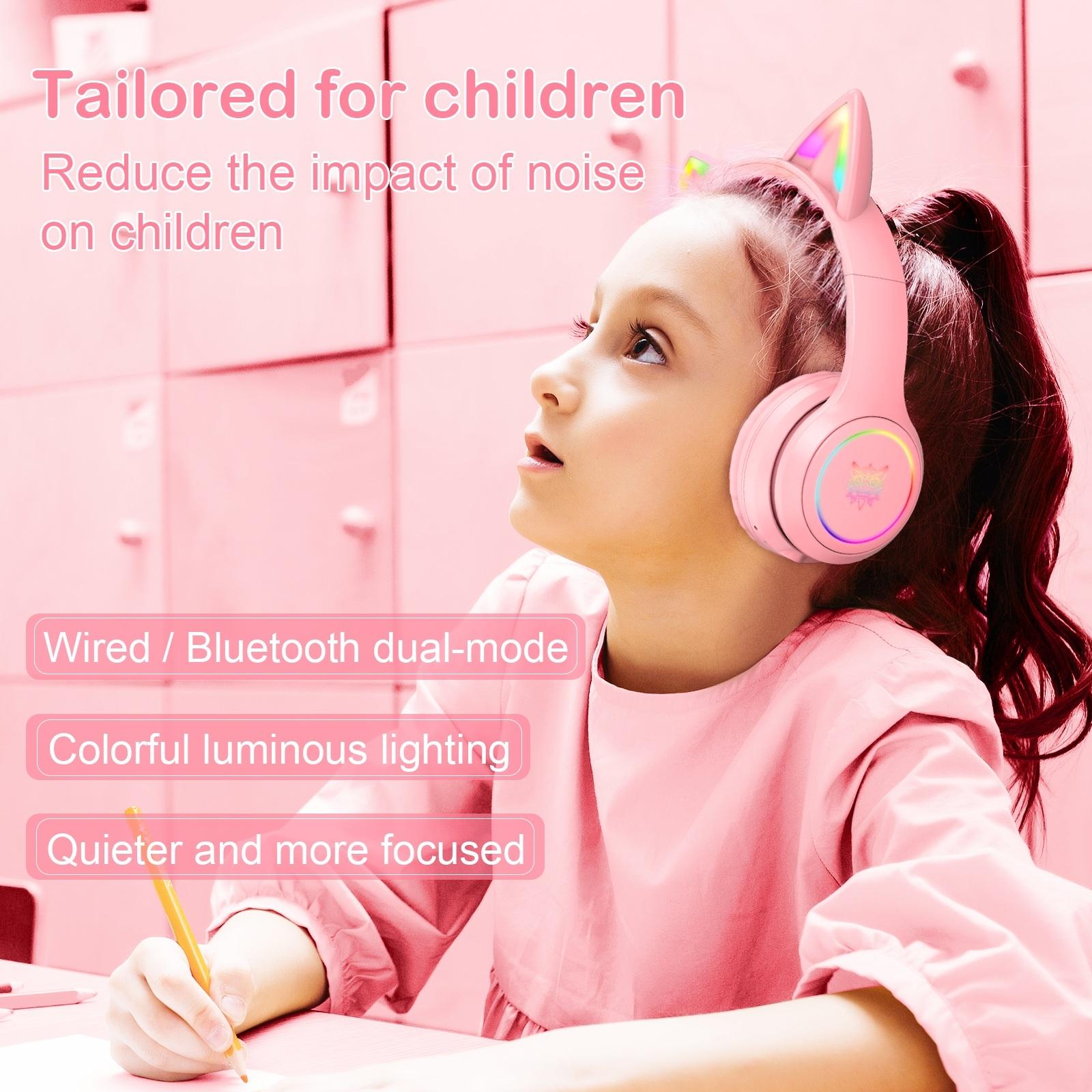 Wireless Bluetooth Headphones With Rgb Lighting - Black 8
