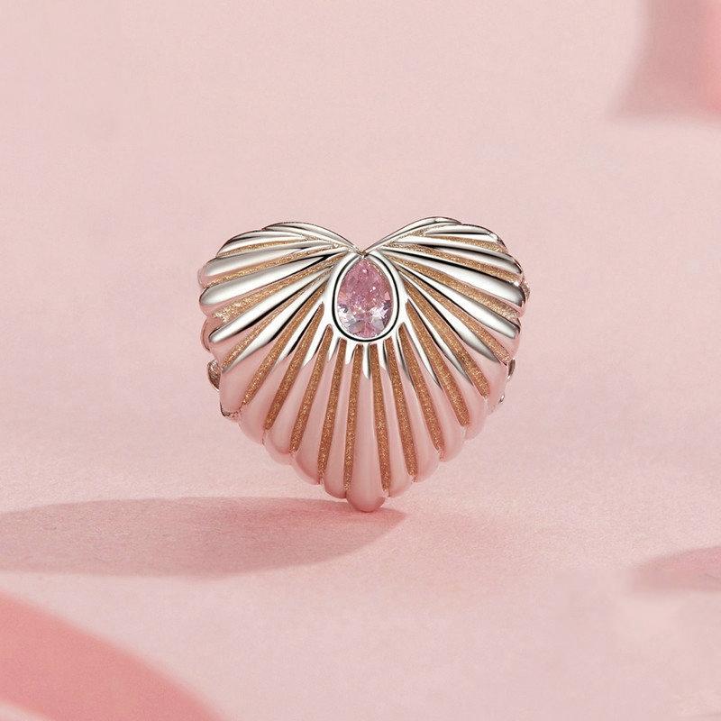 925 Sterling Silver Diy Love Beads & Platinum 3