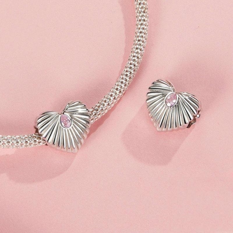 925 Sterling Silver Diy Love Beads & Platinum 4