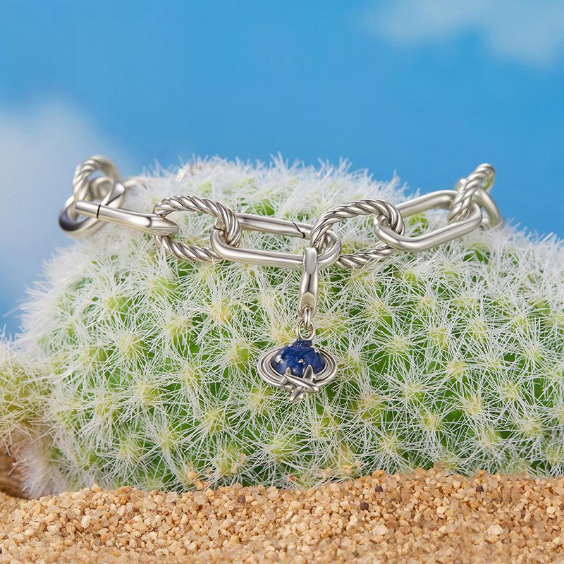925 Sterling Silver Openable Travel Pendant 6