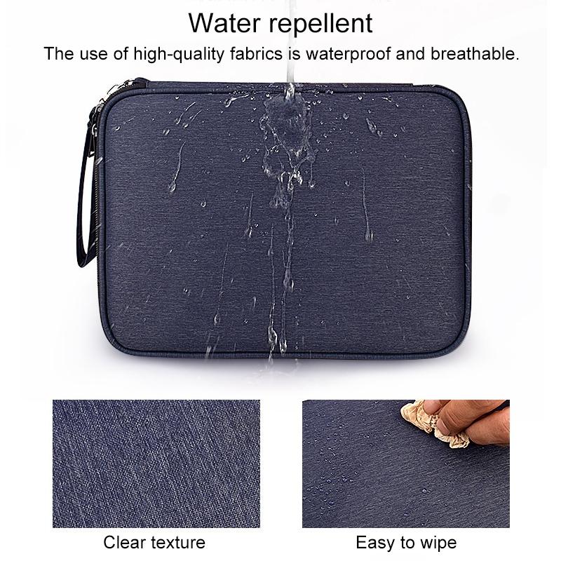 Waterproof Multi-function Storage Bag for Digital Accessories Earphones and Data Cables - Black 7