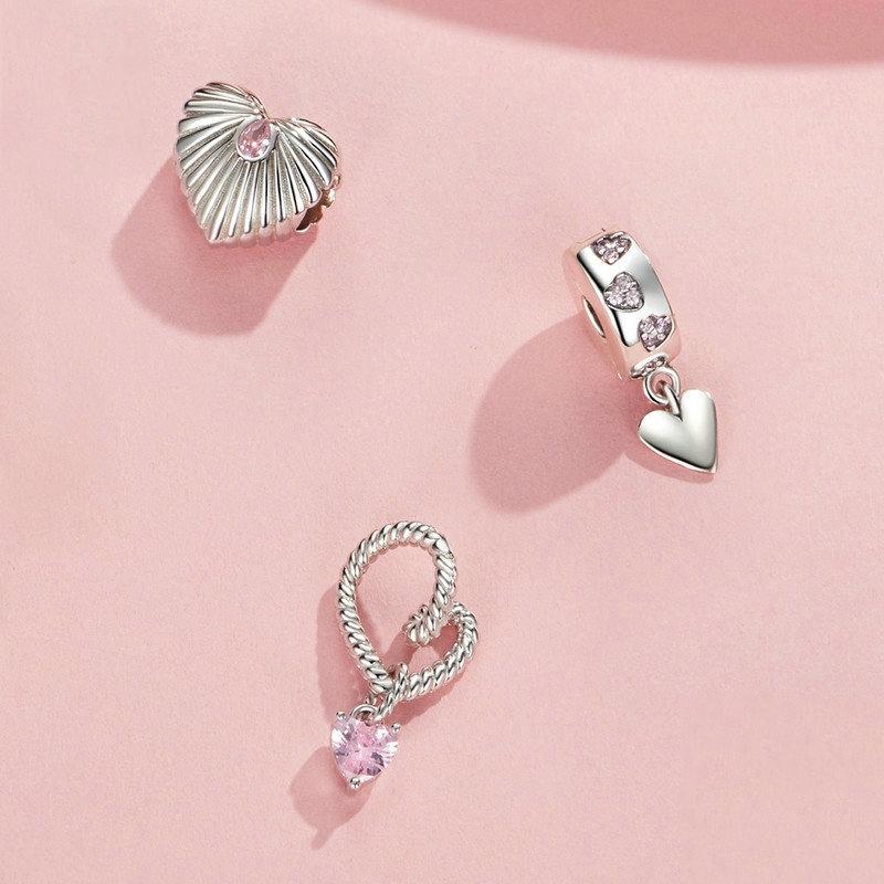 925 Sterling Silver Diy Love Beads 4