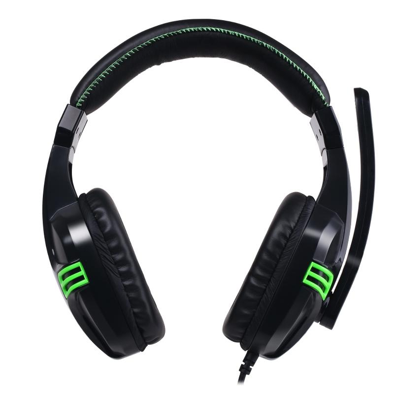 Gaming Headset With Mic For Pc 3.5Mm Wired Stereo Black 3