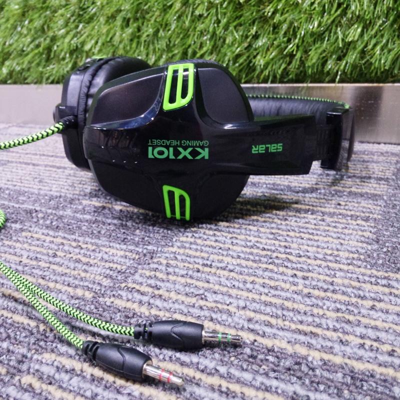 Gaming Headset With Mic For Pc 3.5Mm Wired Stereo Black 7
