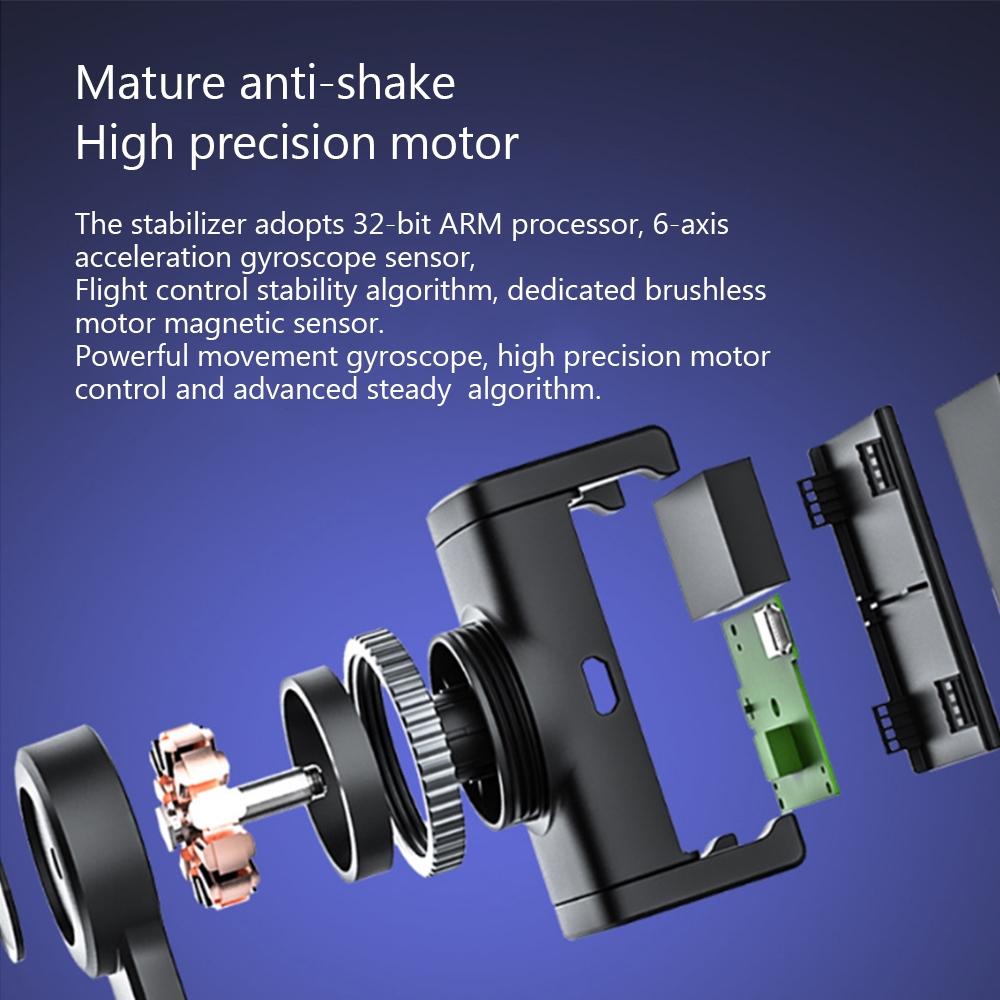 Smart Anti-shake Selfie Stick with Bluetooth Remote 4