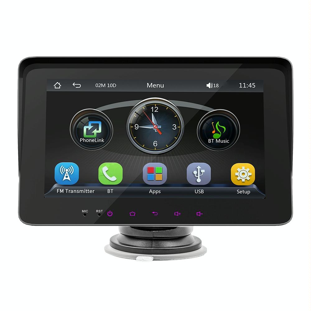 7 Inch Car Mp5 Player W / Carplay & Android Auto - Black
