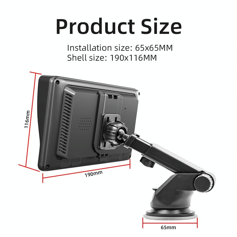 7 Inch Car Mp5 Player W / Carplay & Android Auto - Black 3