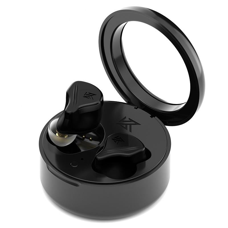 Obsidian Black Kz-vxs Ten-unit Coil Iron Bluetooth Earphones for Sports 3