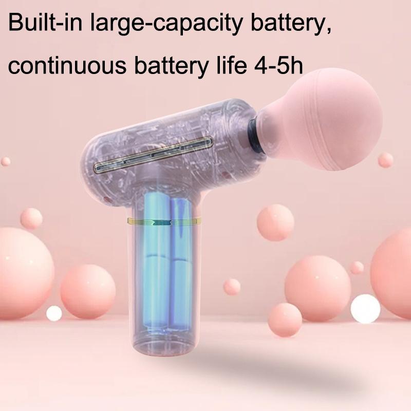 Portable Handheld Massage Gun For Muscle Relaxation - Blue 6