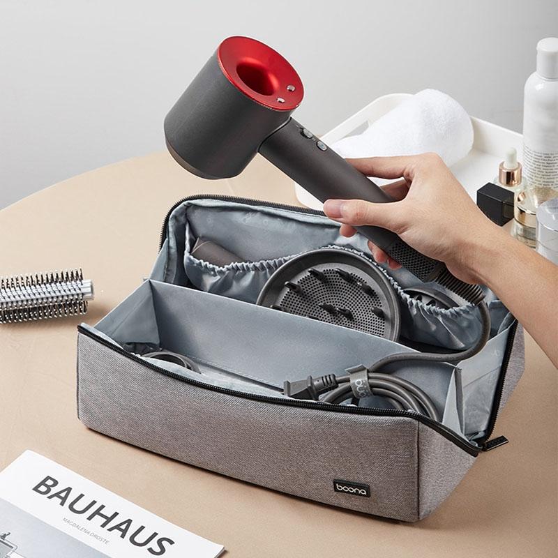 Waterproof Hair Dryer Storage Bag Large Capacity - Gray 10