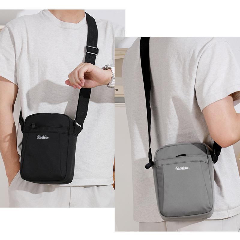 Versatile Canvas Shoulder Backpack For Men - Black 3
