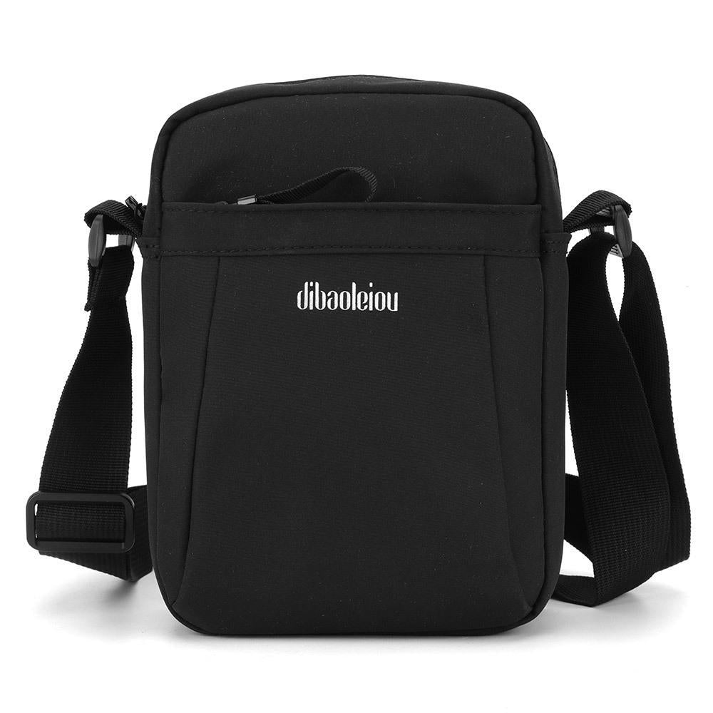 Versatile Canvas Shoulder Backpack For Men - Black 13