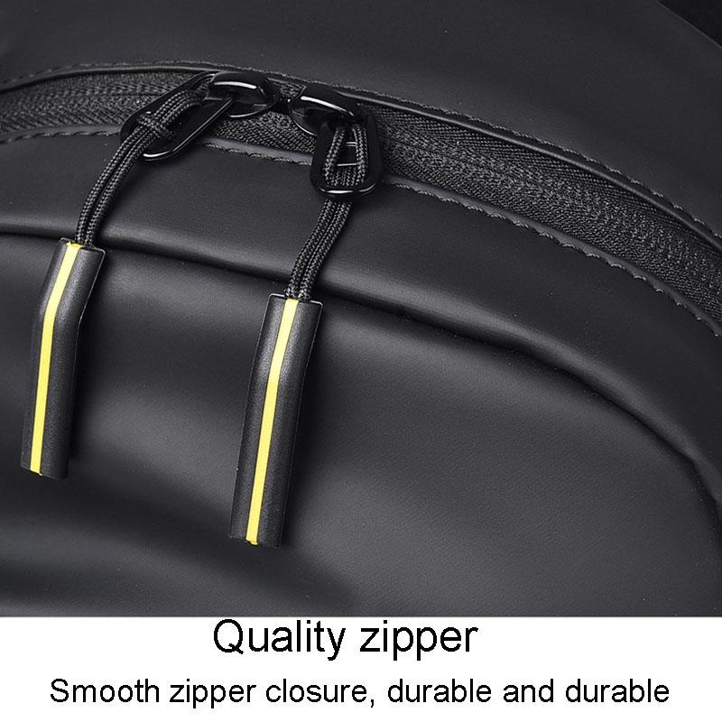 Large Capacity Waterproof Crossbody Chest Bag - Black 12