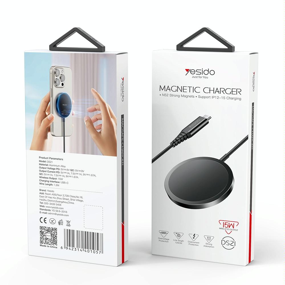 15W Magnetic Wireless Charger Detachable Black 8