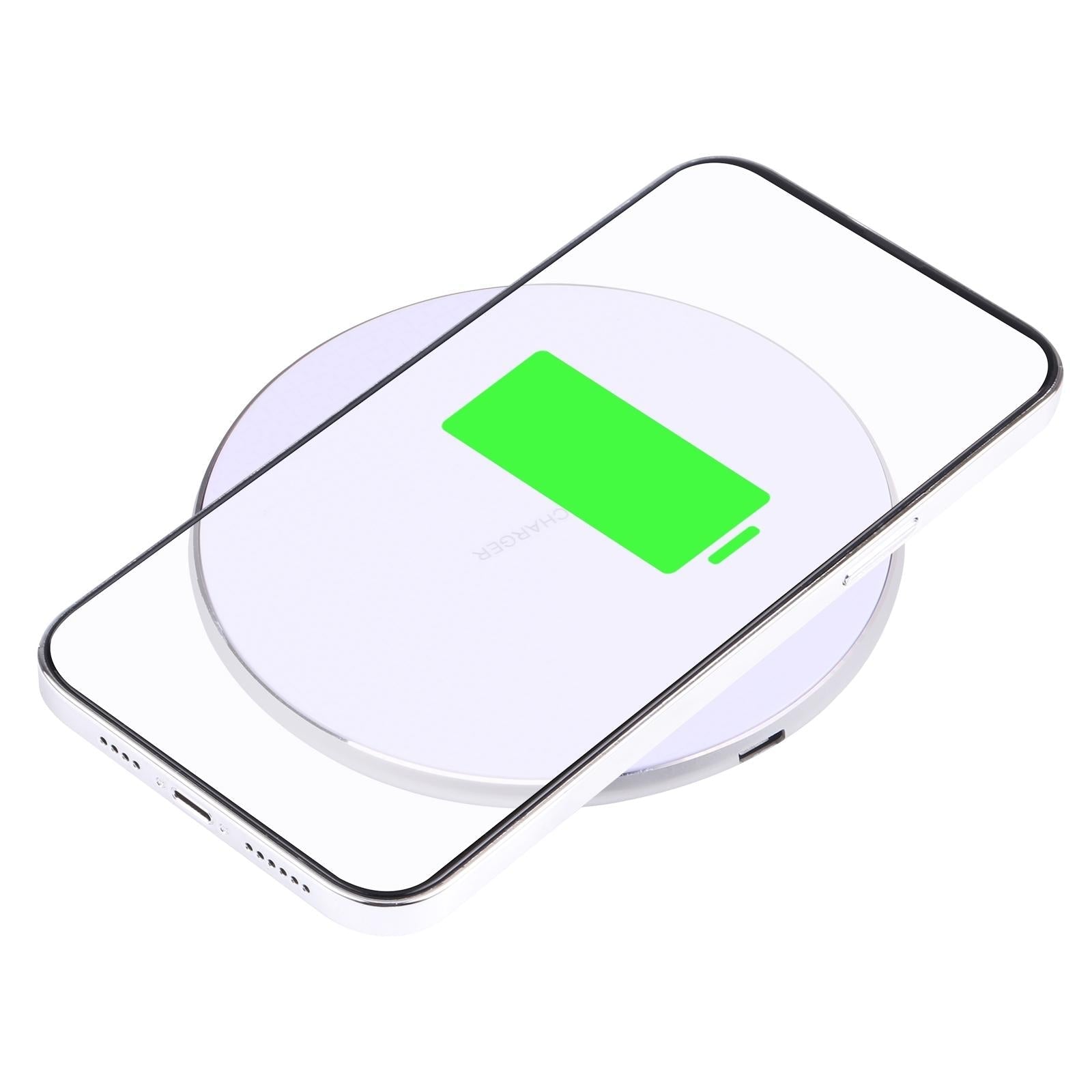 15W Plaid Desktop Wireless Charger - Black 10