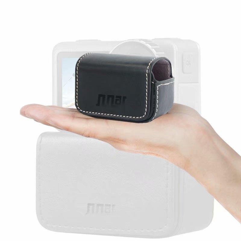 Waterproof Mini Leather Case for Dji Action Gopro Sjcam Xiaomi Mi Jia - Storage Box - Black 13