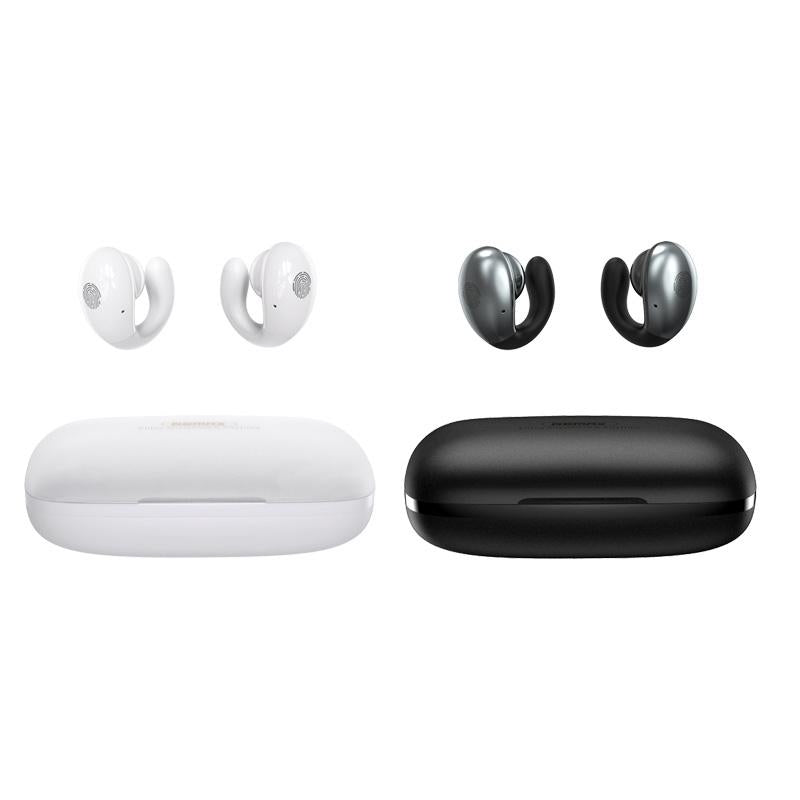 Wireless Stereo Bluetooth Earphones - Clip Style White 3