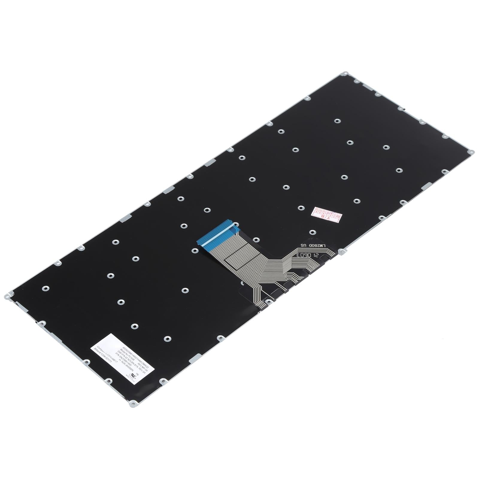 Us Keyboard with Power Button for Lenovo Ideapad 320s-13 Grey 5