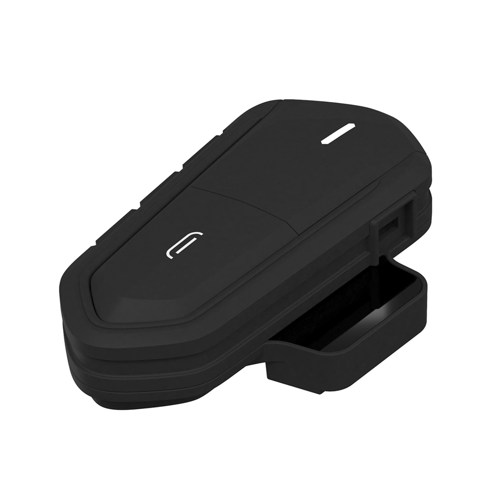Bluetooth Motorcycle Helmet Headset - Low Power 4.2 - Black 4