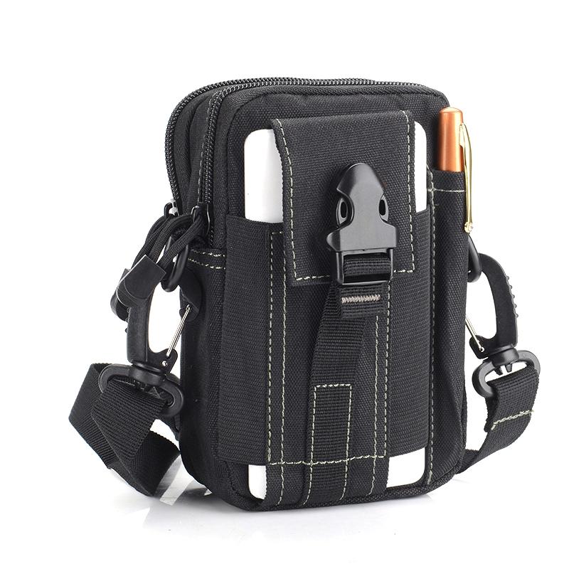 Versatile Messenger Bag With Shoulder Strap - Black 8