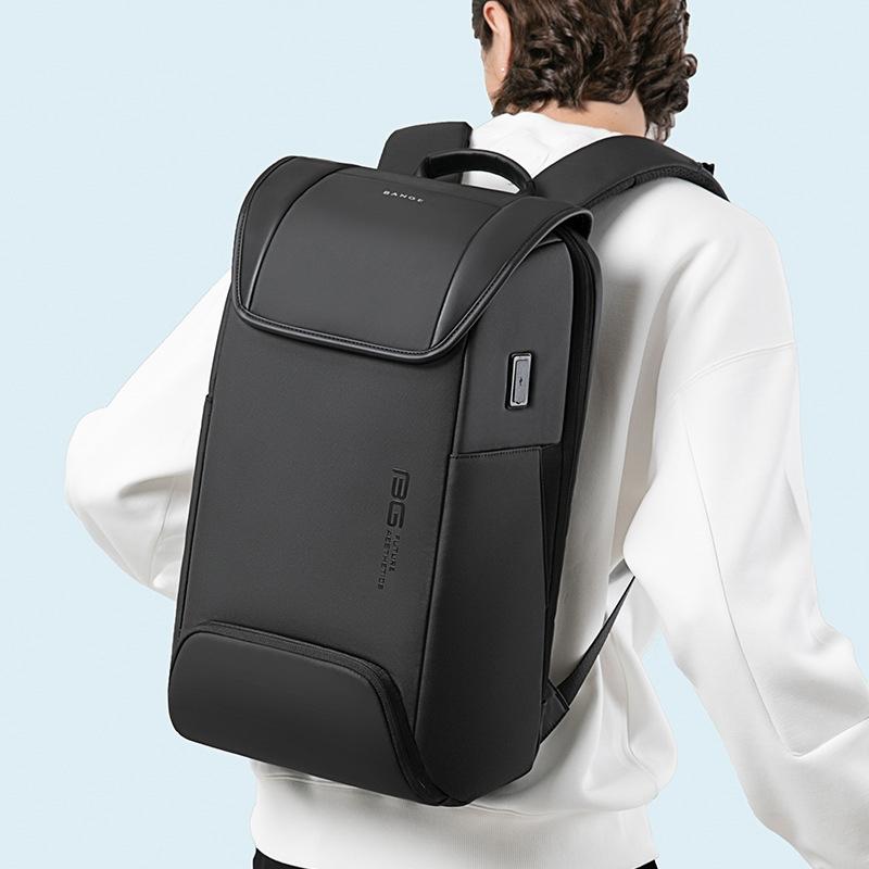 Men Anti-theft Backpack - Secure & Stylish - Black 5