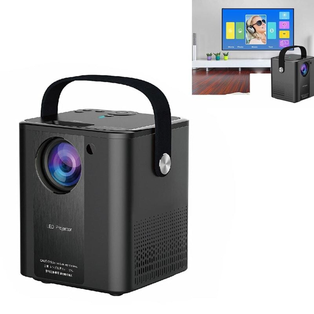C500 Portable Mini Led Home Hd Projector - White Same Screen Version 11