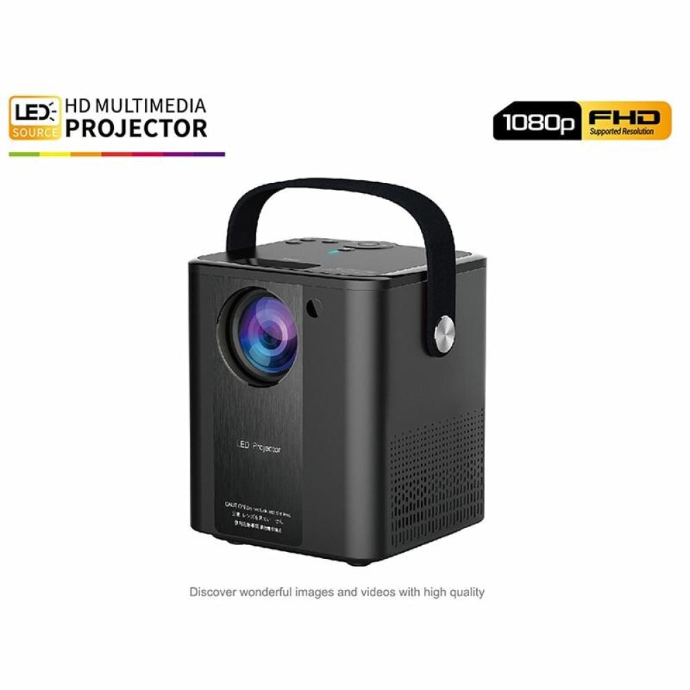 C500 Portable Mini Led Home Hd Projector - White Same Screen Version 13