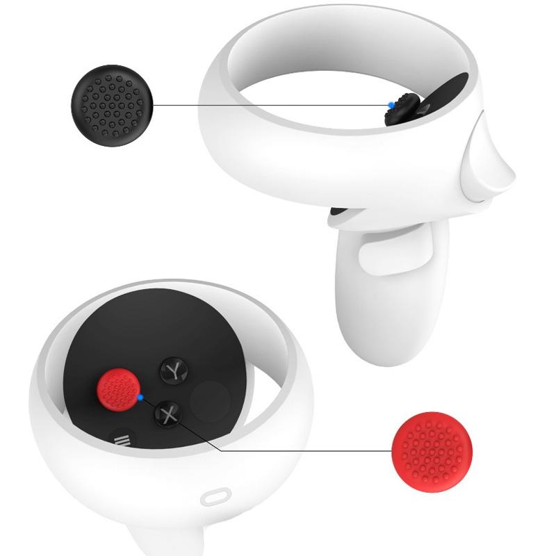 20-piece Silicone Vr Handle Covers for Meta Quest 2 - Enhance your Gaming Experience - White 4