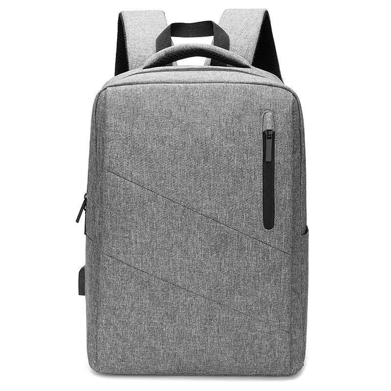 Anti Theft Usb Backpack For Business & School - Gray