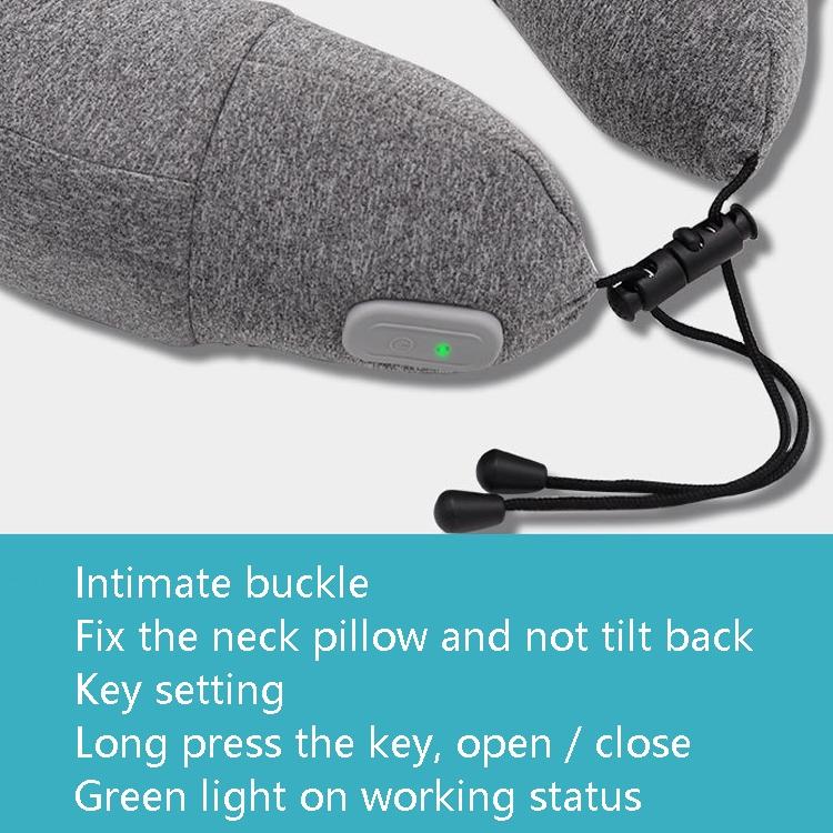 Gray Inflatable Neck Massager Pillow For Cervical Spine 8