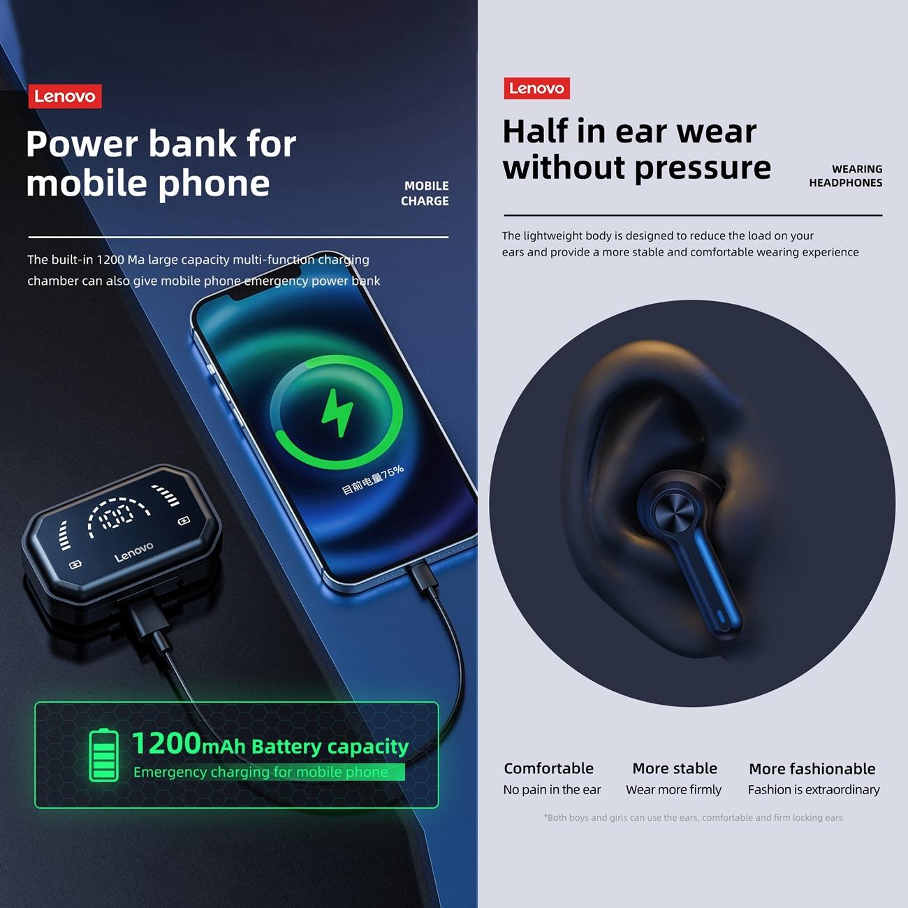 Pro Tws Wireless Bluetooth Earphones with Led Display - Black 7