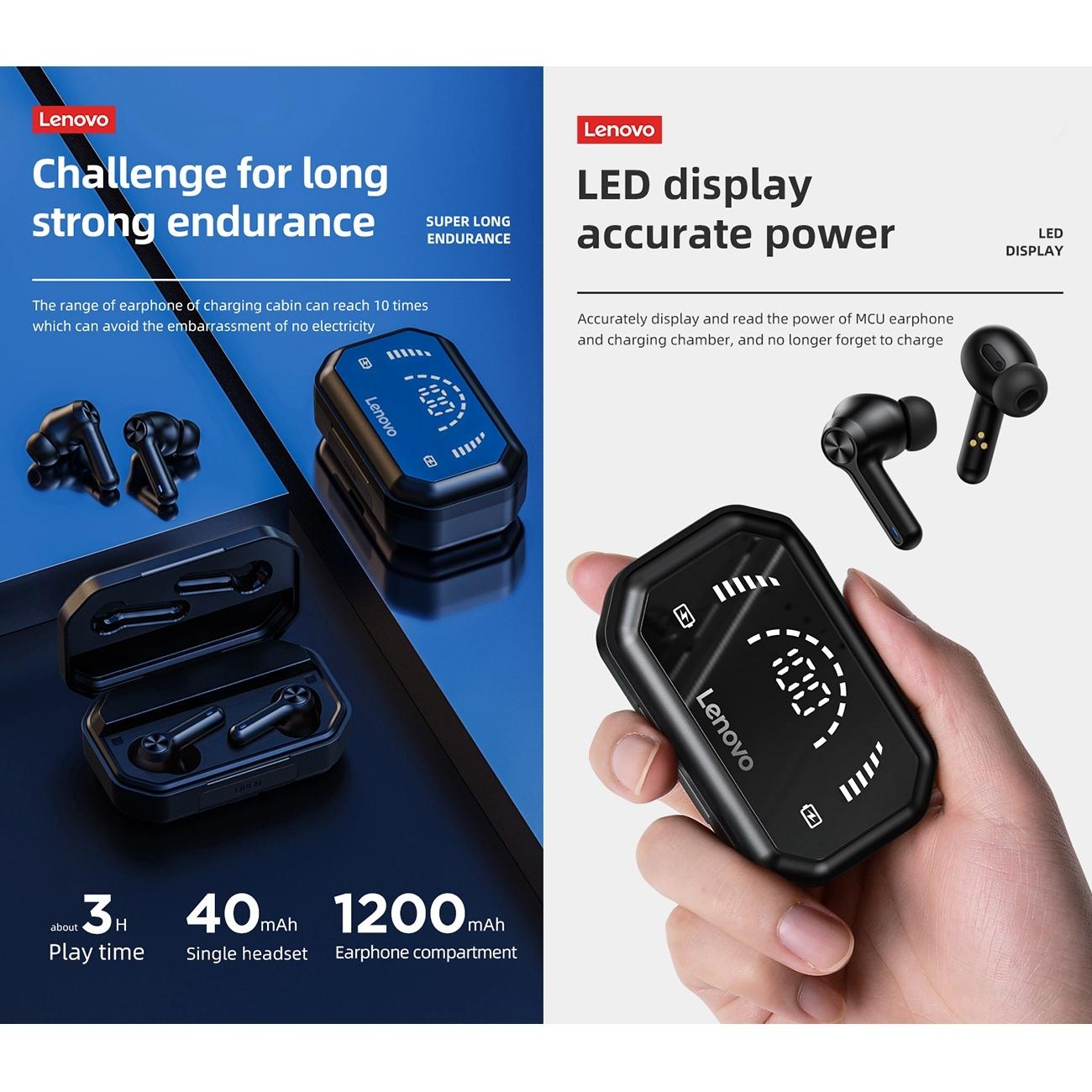 Pro Tws Wireless Bluetooth Earphones with Led Display - Black 8