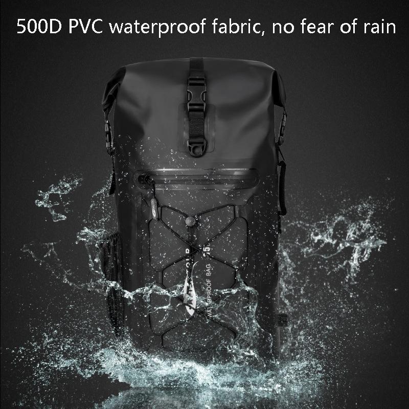 Waterproof 35L Outdoor Backpack Large Capacity Black 3