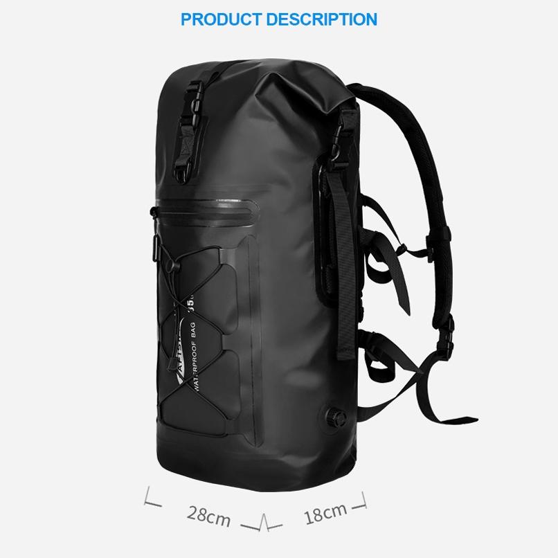 Waterproof 35L Outdoor Backpack Large Capacity Black 4