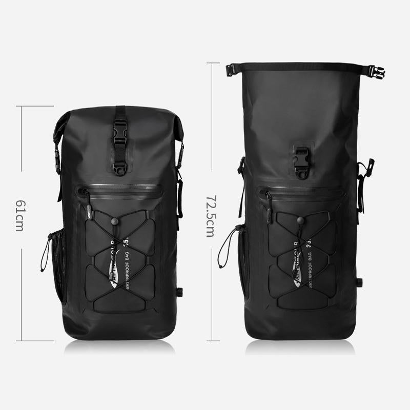 Waterproof 35L Outdoor Backpack Large Capacity Black 5