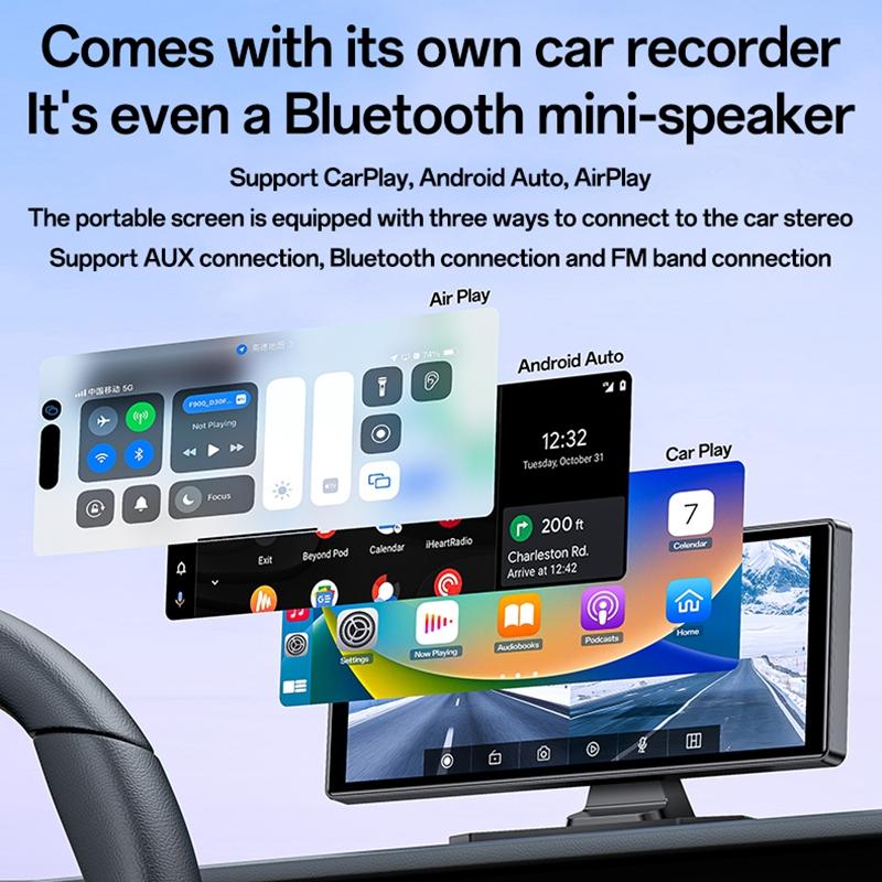 10.26 Inch Carplay Navigation & Recorder - Yesido Km19 Black 8