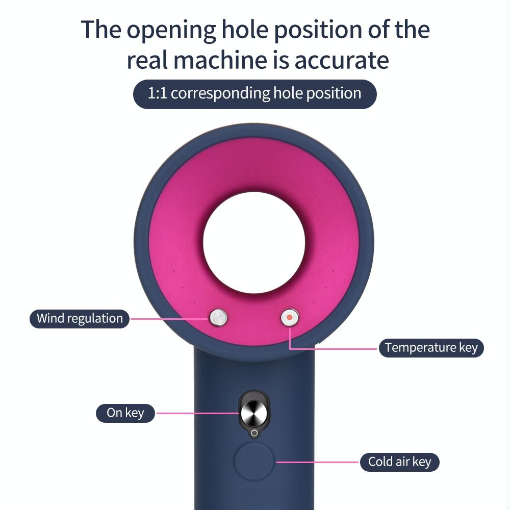 Shockproof Silicone Case For Dyson Hair Dryer - Pink 3