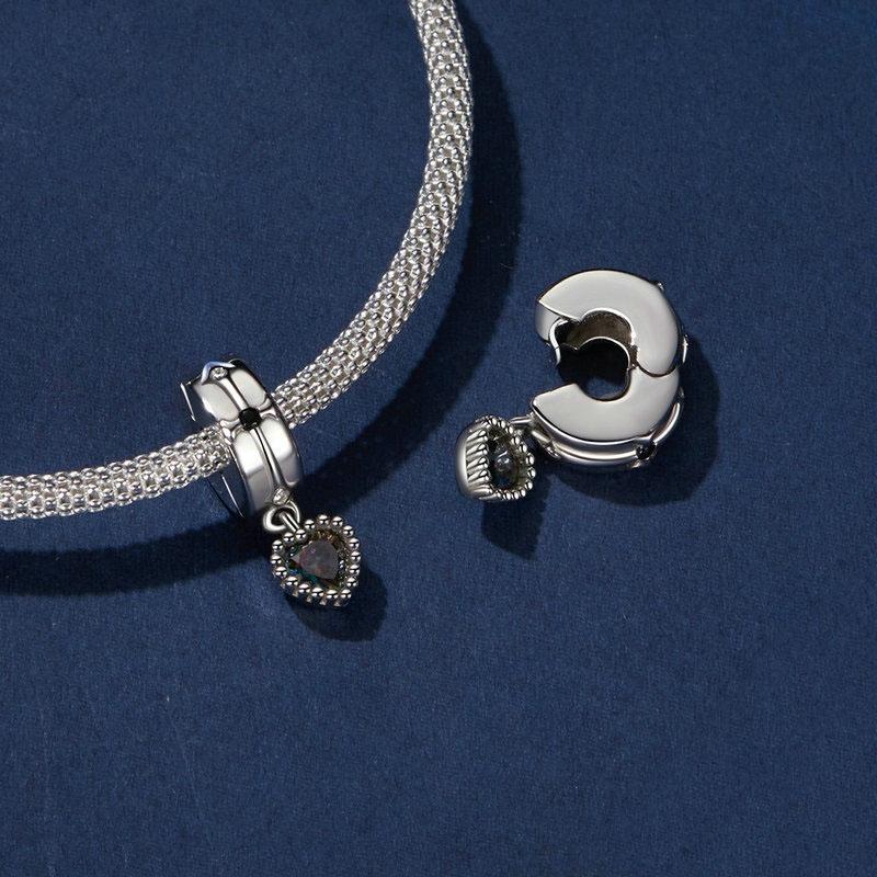 925 Sterling Silver Fantasy Love Beaded Pendant 5