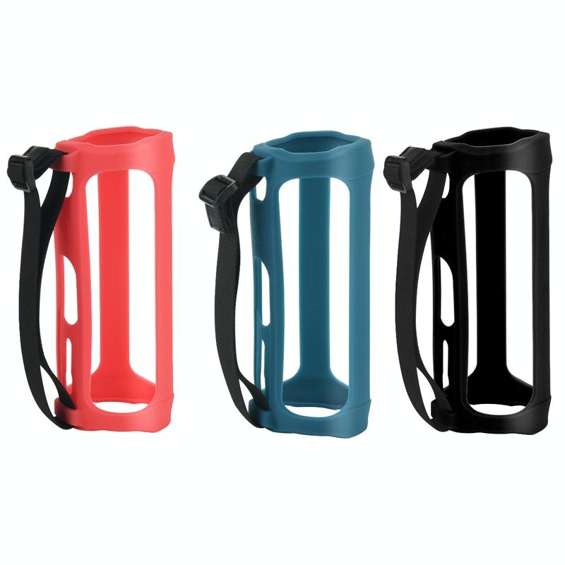 Soft Silicone Sleeve for Jbl Flip5 Speaker - Portable and Protective - Red 3