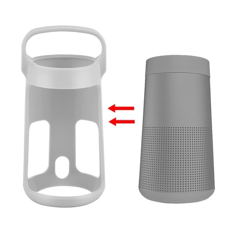 Portable Silicone Cover for Bose Soundlink Revolve Speaker - Black 7